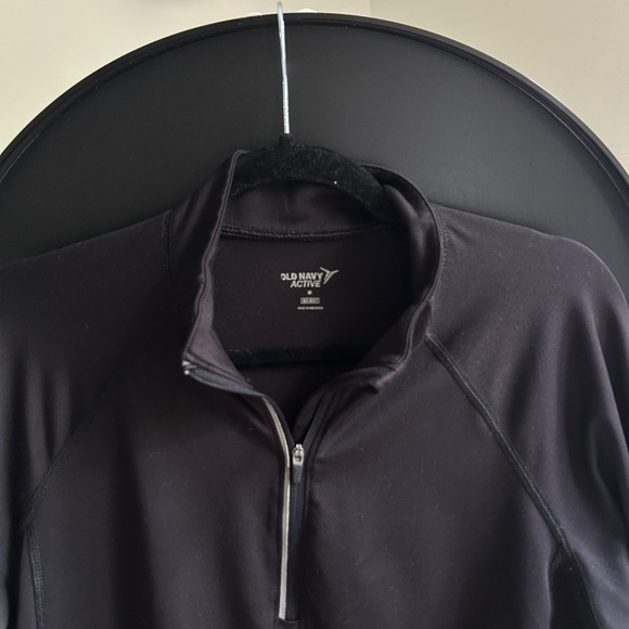 Women’s Black Quarter-Zip Pullover - Picture 2 of 4